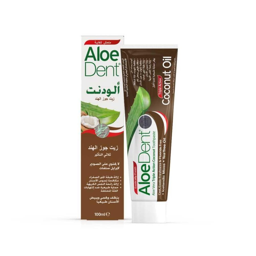 معجون الودينت زيت جوز الهند ثلاثى المفعول 100 جرام