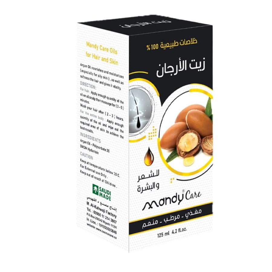 ماندي كير زيت الأرغان للشعر والبشرة 125 مل