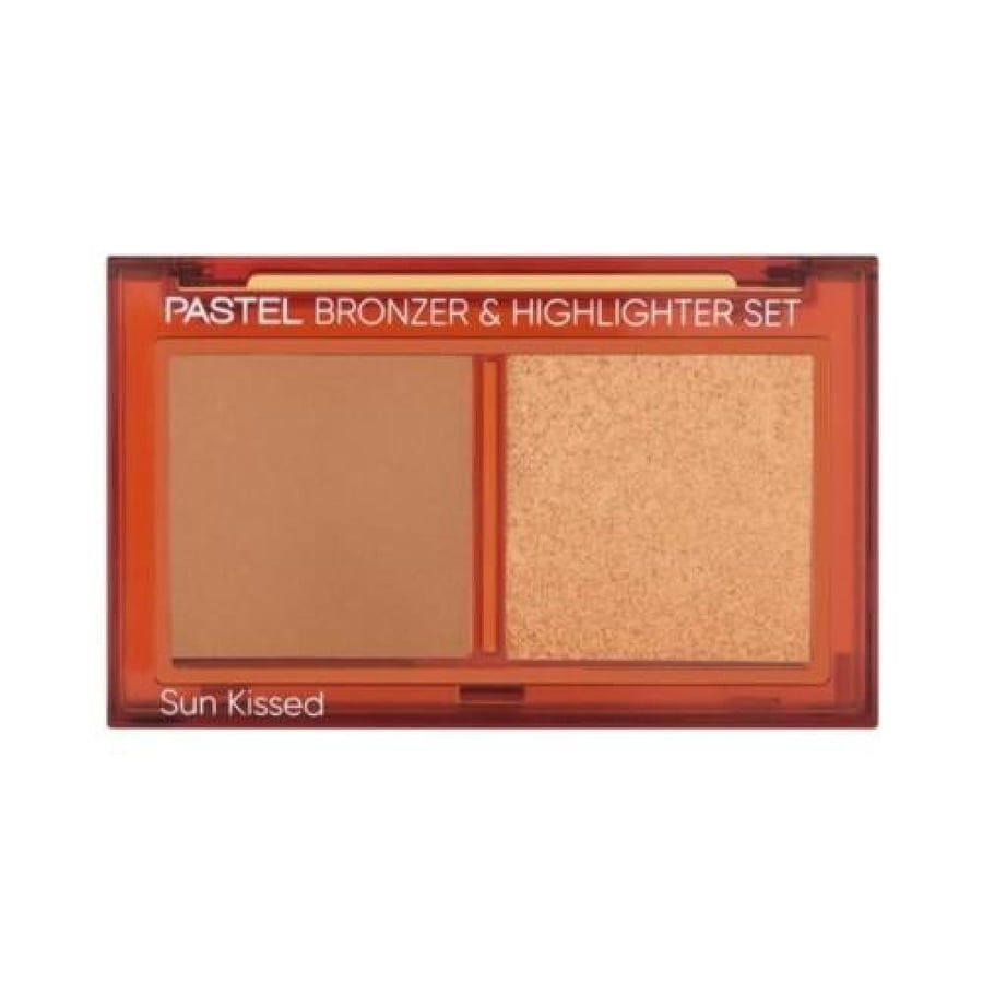 مجموعة بروفاشن للبرونزر والهايلايتر من باستيل 02 Tan Bronze Heat Glow
