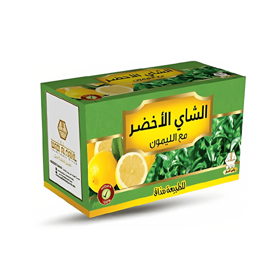 وادى النحل الشاى الأخضر مع الليمون 30 كيس