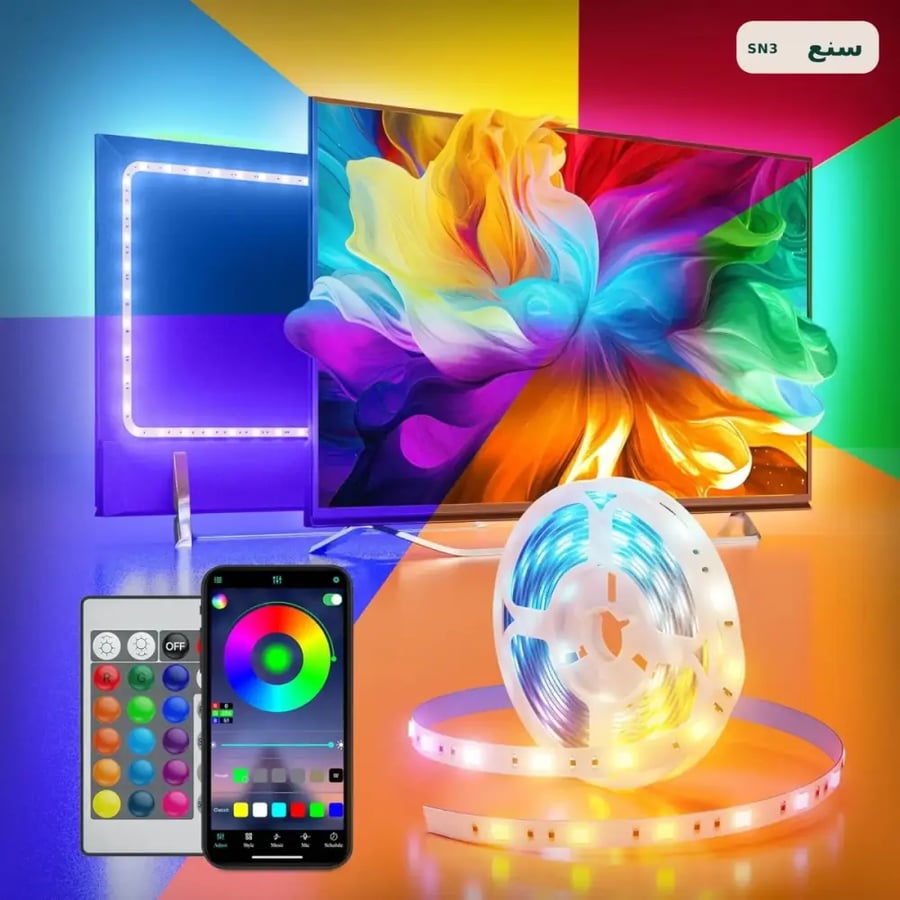 شريط إضاءة RGB USB بأطوال من 1 إلى 40 مترًا