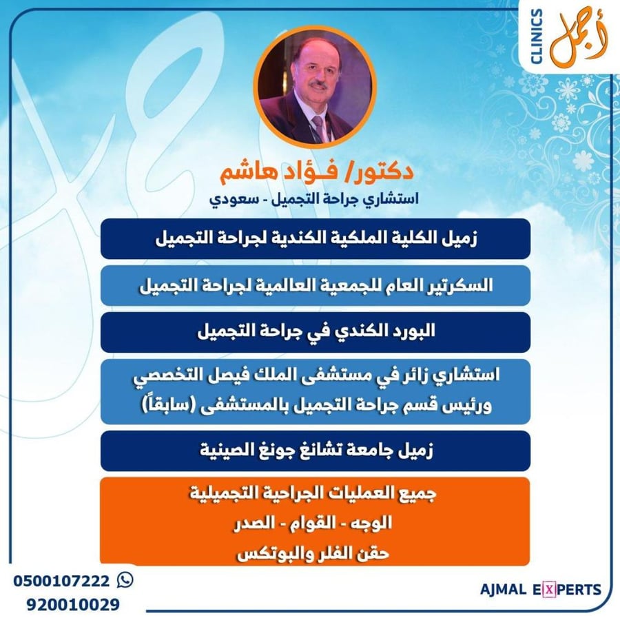 استشارة عن بعد مع الدكتور فؤاد هاشم