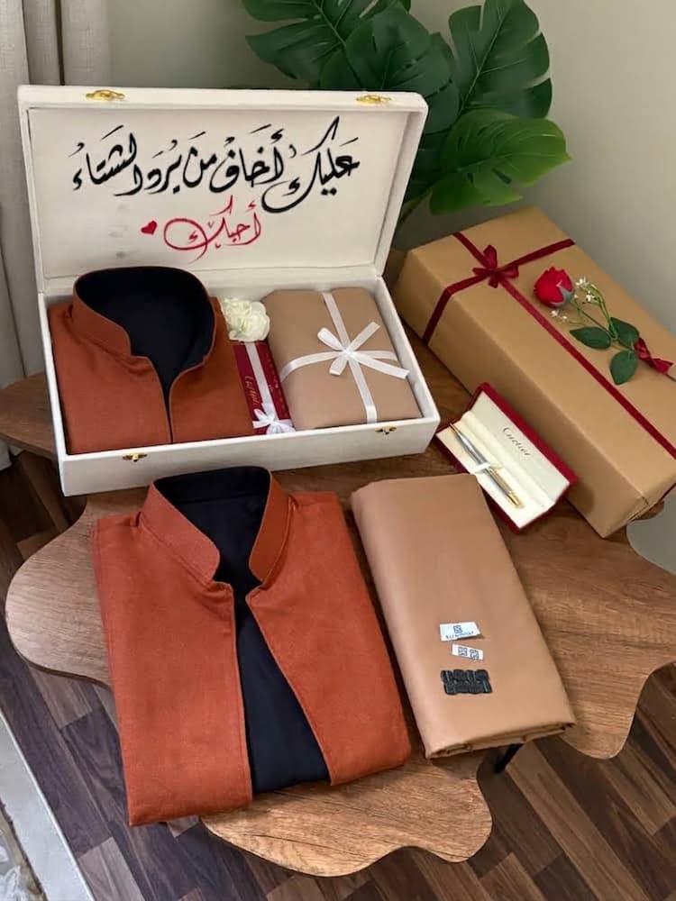 بوكس هدية رجالية شتوية فخمة