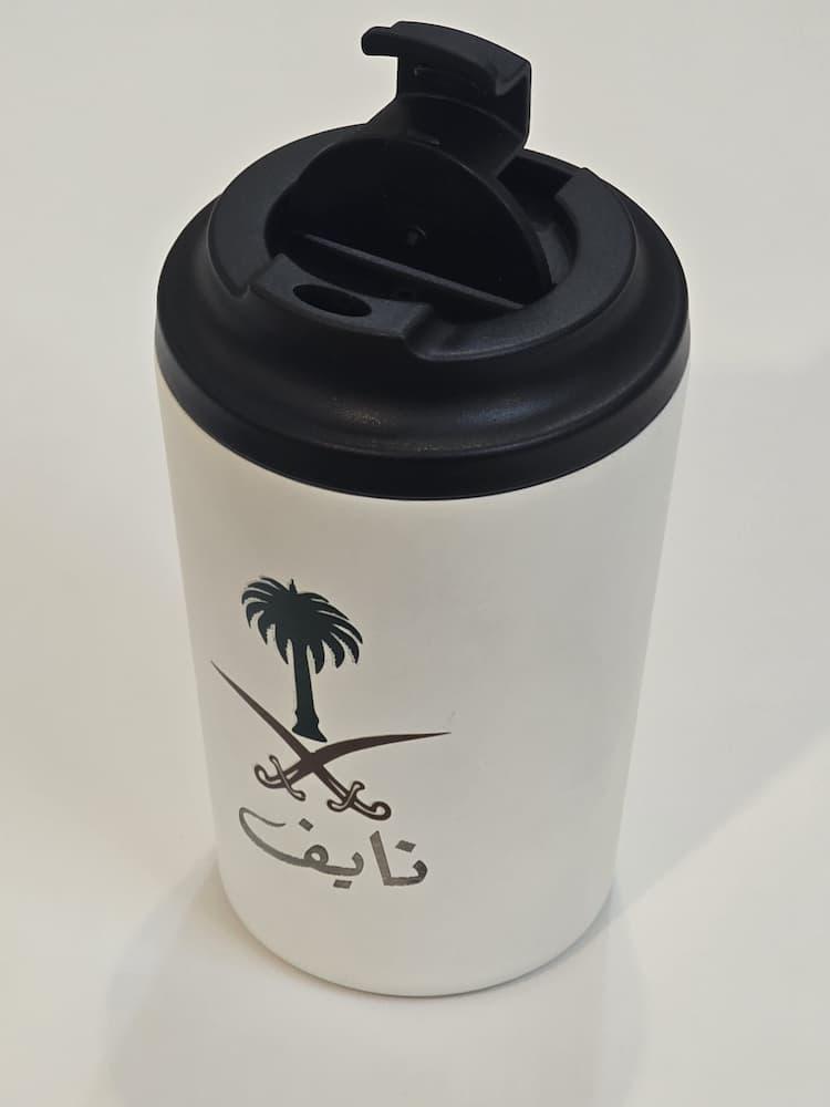 اكواب قهوة حفر ليزر سيفين ونخلة