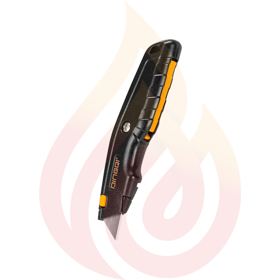 Black knife with 3 blades