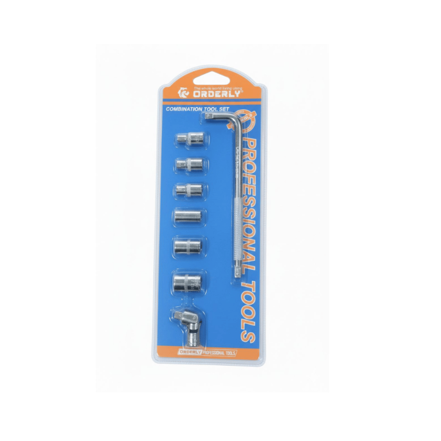 orderly طقم ادوات لقم - 8 قطع مقاس 1/4