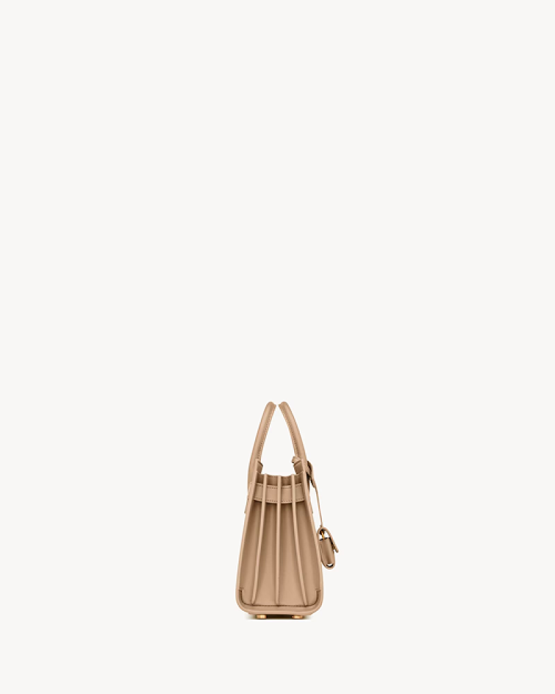 SAC DE JOUR IN CROCODILE-EMBOSSED LEATHER - NANO