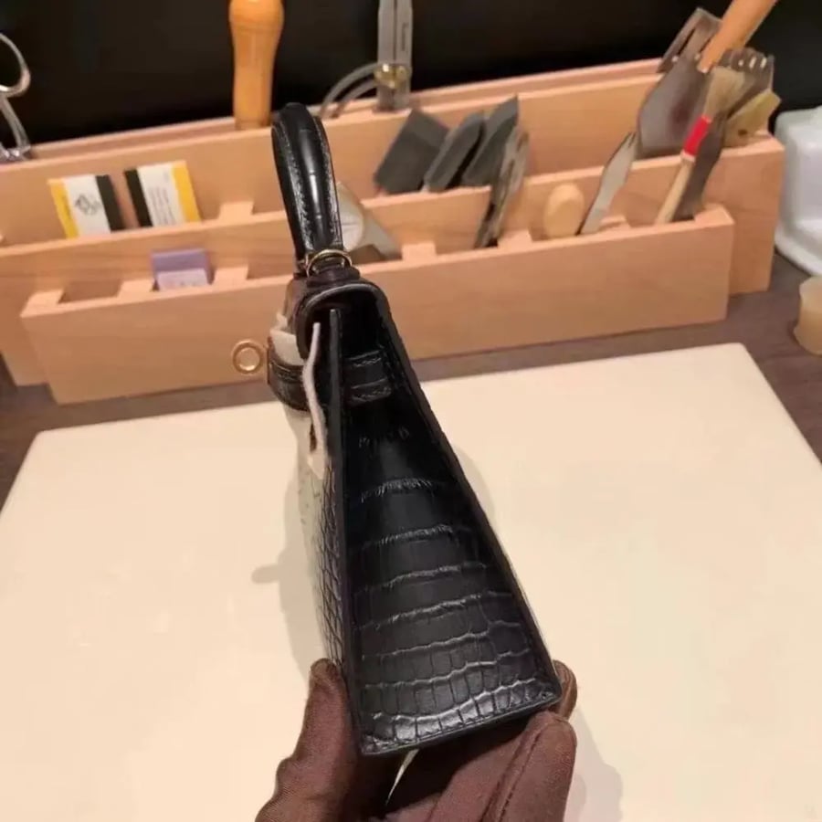 حقيبة هيرميز ميني كيلي كروكودايل