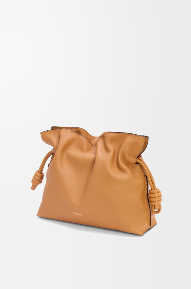 Medium Flamenco clutch in nappa calfskin