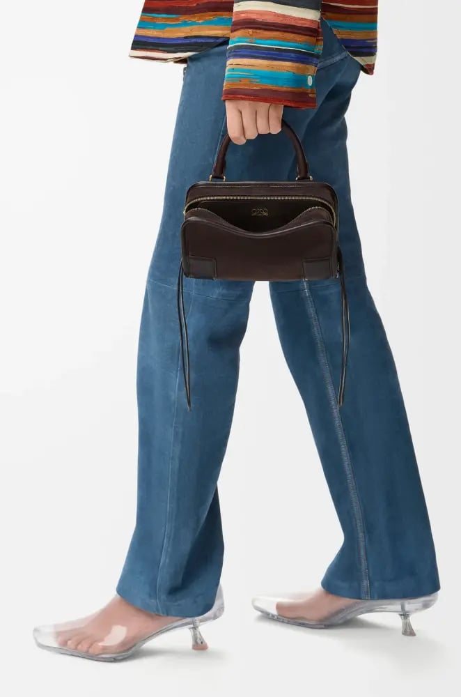 Mini Amazona 180 bag in suede