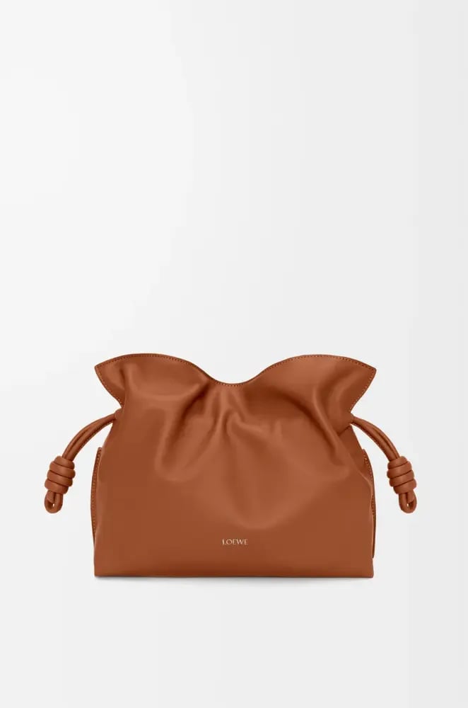 Medium Flamenco clutch in nappa calfskin