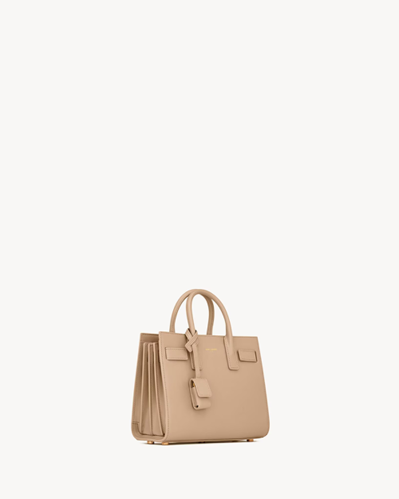 SAC DE JOUR IN CROCODILE-EMBOSSED LEATHER - NANO