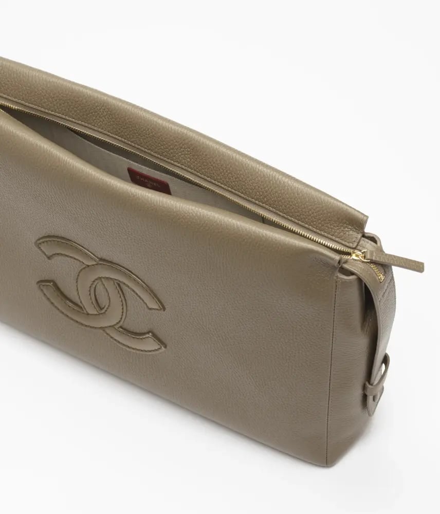 cosmetic Pouch جلد العجل المحبب