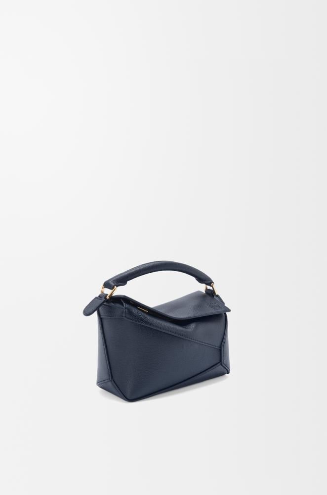 Mini Puzzle Edge   bag in soft grained calfskin