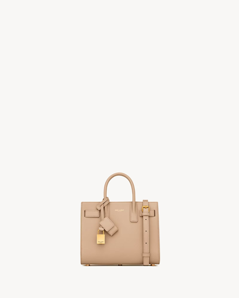 SAC DE JOUR IN CROCODILE-EMBOSSED LEATHER - NANO