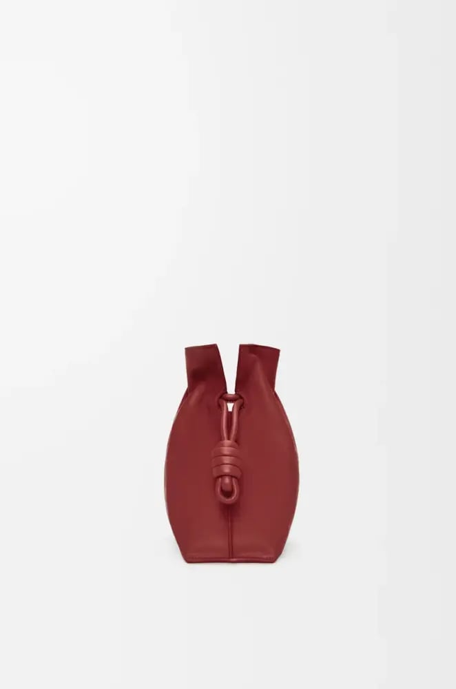 Medium Flamenco clutch in nappa calfskin