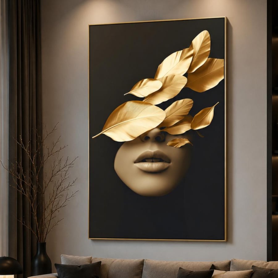 لوحة جدارية فنية، بتصميم مودرن