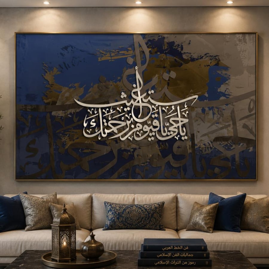 لوحة جدارية فنيه اسلامية