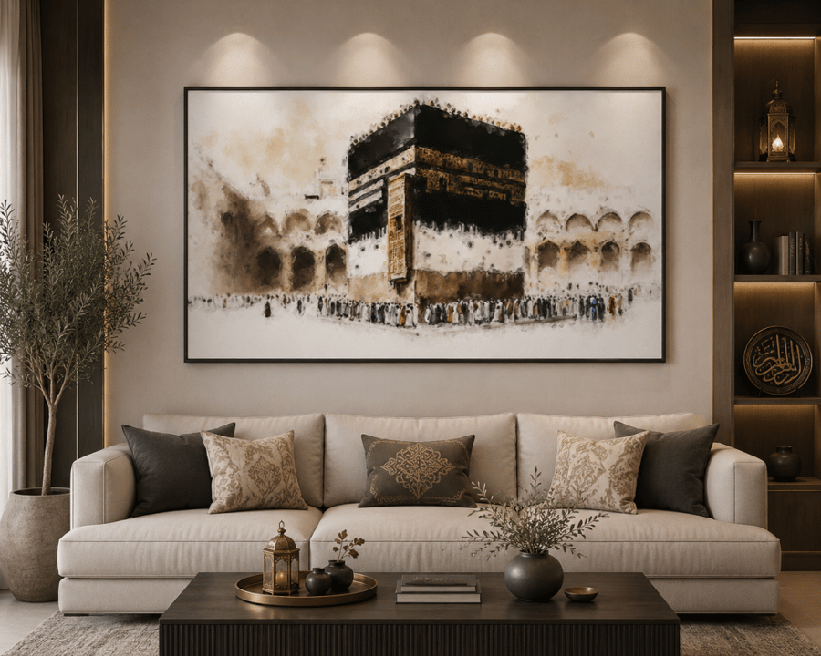 لوحة جدارية فنيه اسلامية