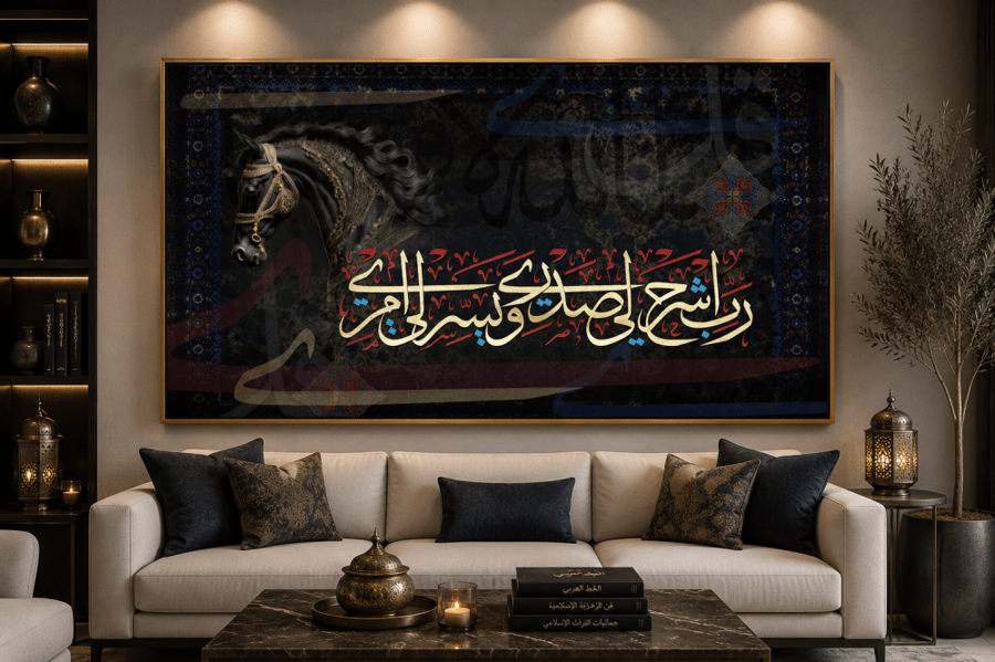 لوحة جدارية فنيه اسلامية