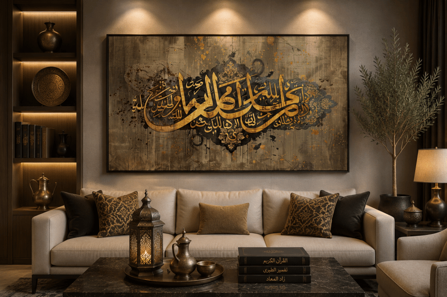 لوحة جدارية فنيه اسلامية