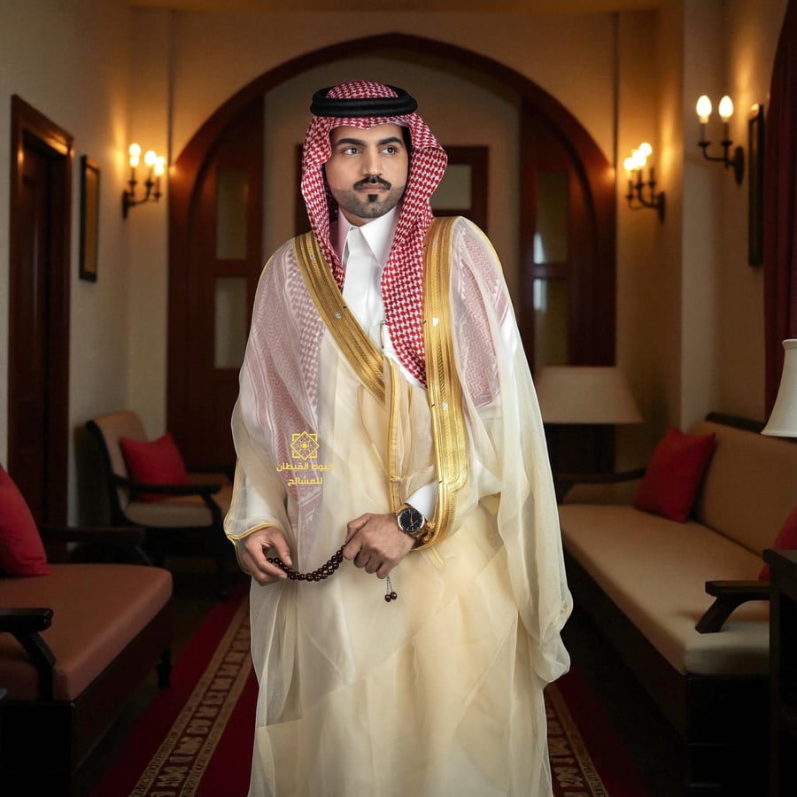 البشت  النجفي دقه ملكي لليموني