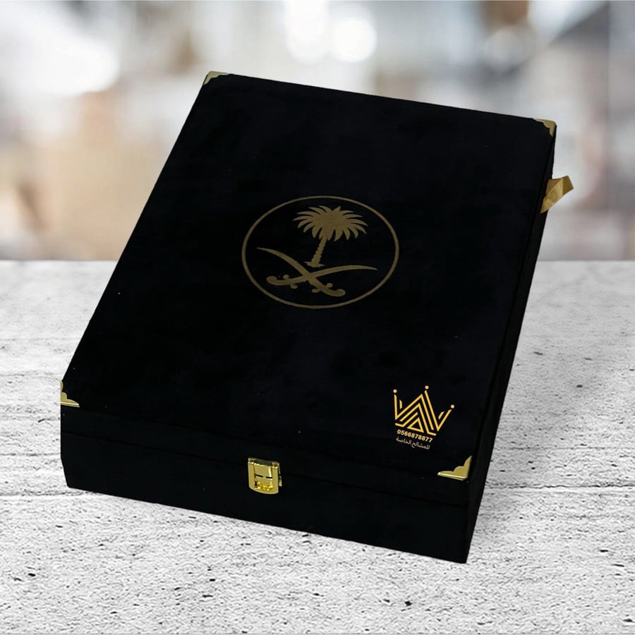 A luxurious traditional cloak and robe with a luxurious box