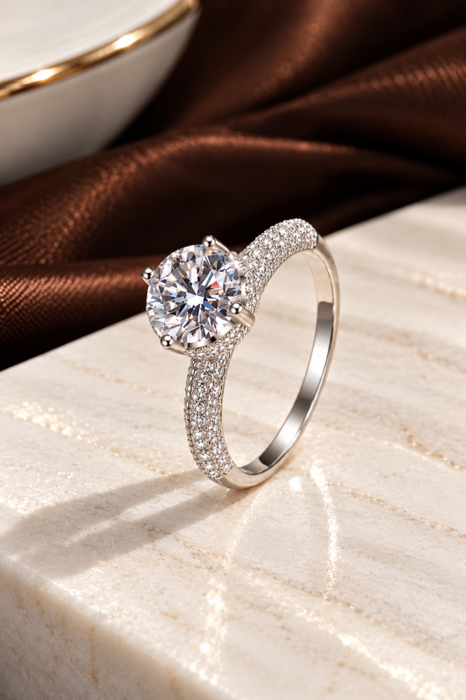 Moissnite Ring - R01