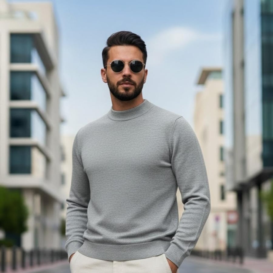 Here is light gray short-neck