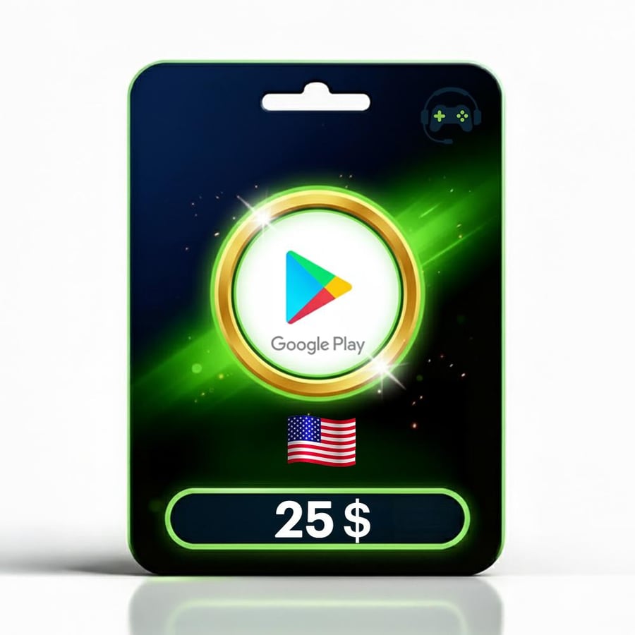 جوجل بلاي امريكي 25 دولار
