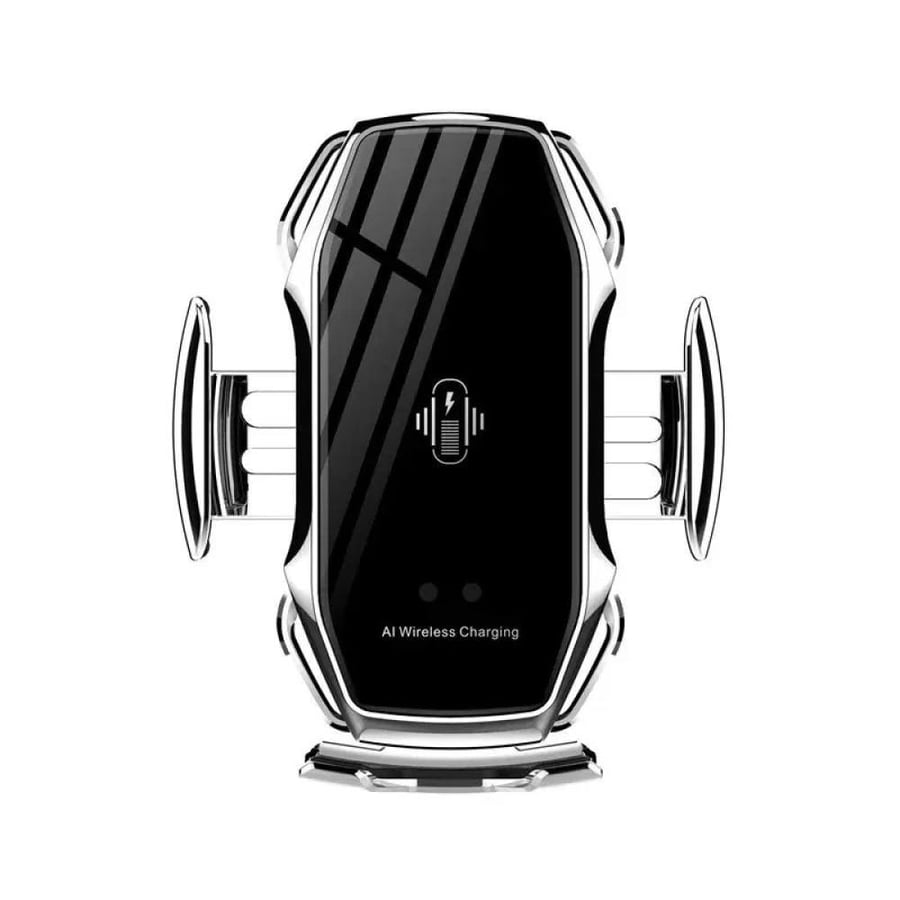 Wireless car charger with phone holder