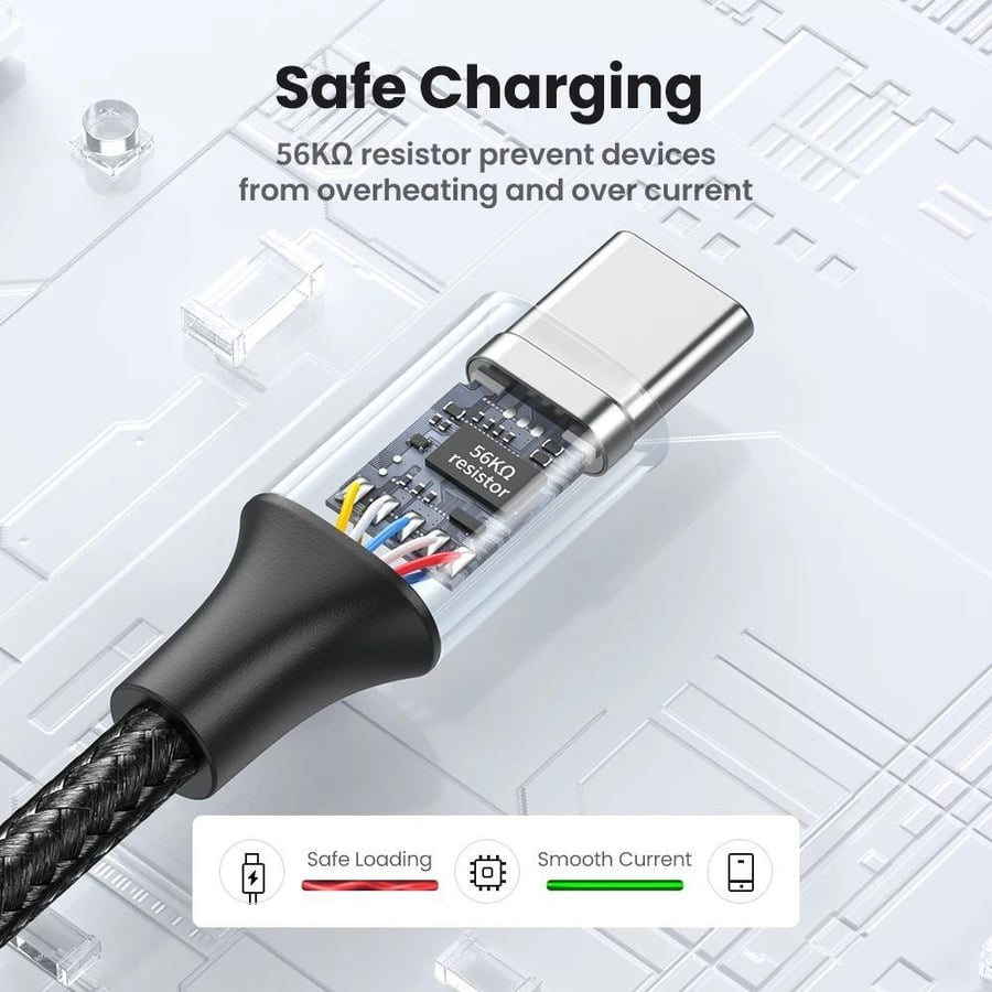 Fast charging USB Type-C cable 3A