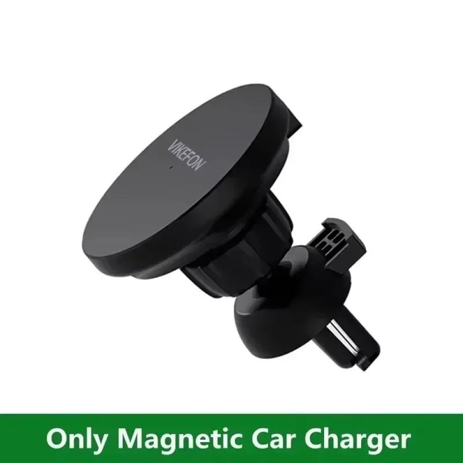 Wireless magnetic car charger for air vent