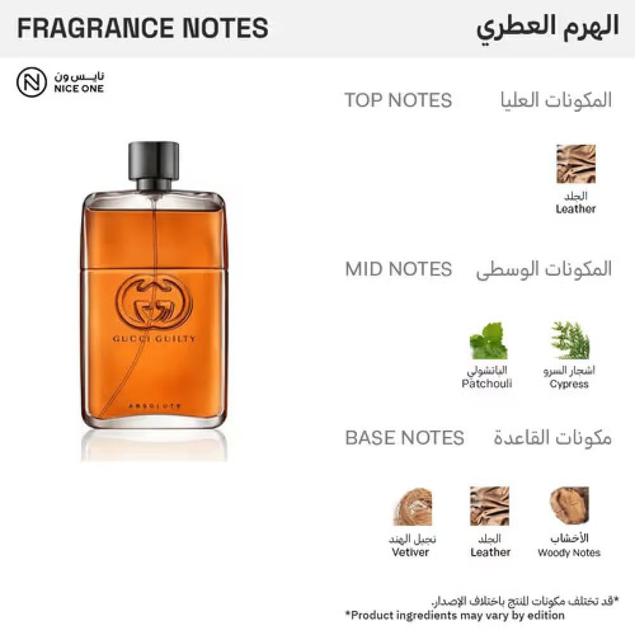 قوتشي عطر قوتشي قيلتي ابسولت للرجال - او دو برفيوم