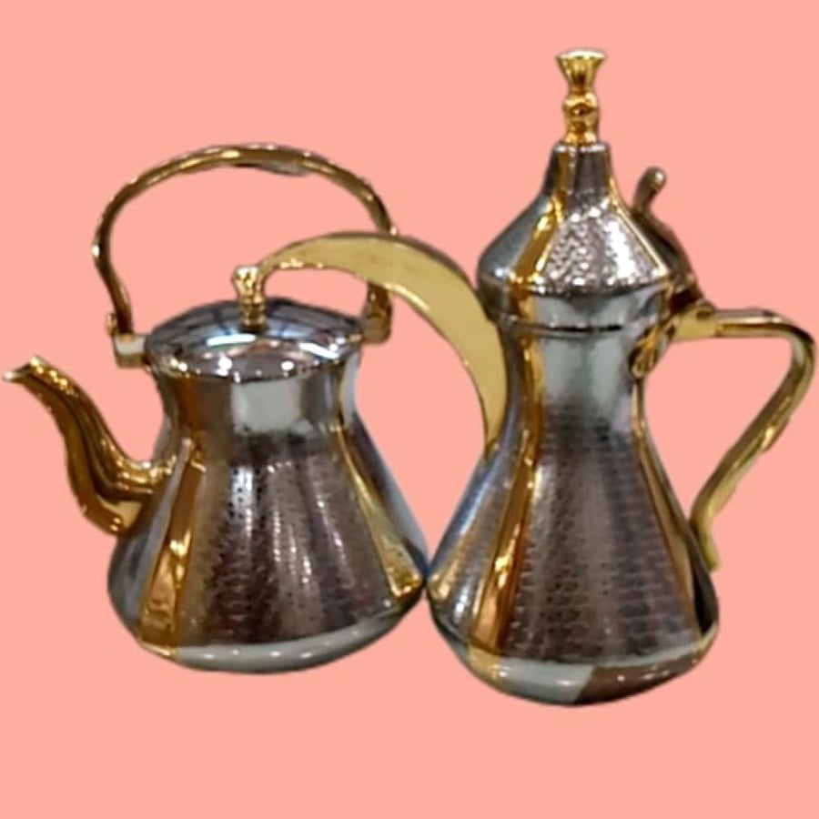 طقم دلة مع براد لوسيل . إندونوسى