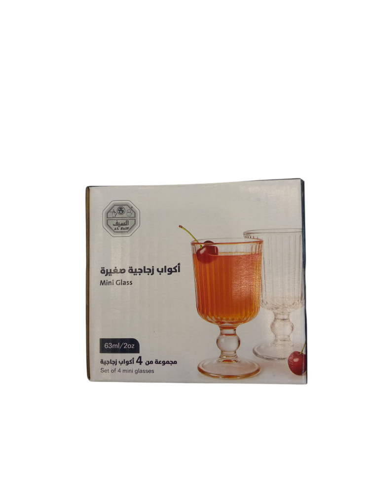درزن كاسات زجاج مينى