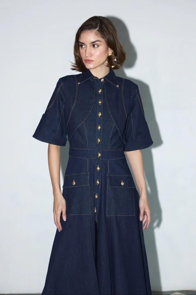 Denim dress