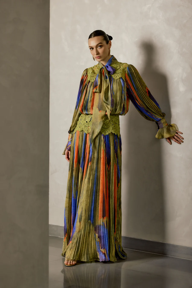 Colored kaftan