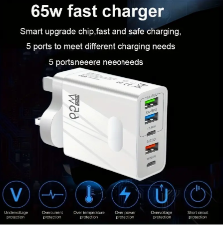 Fast mobile charger 65 watt
