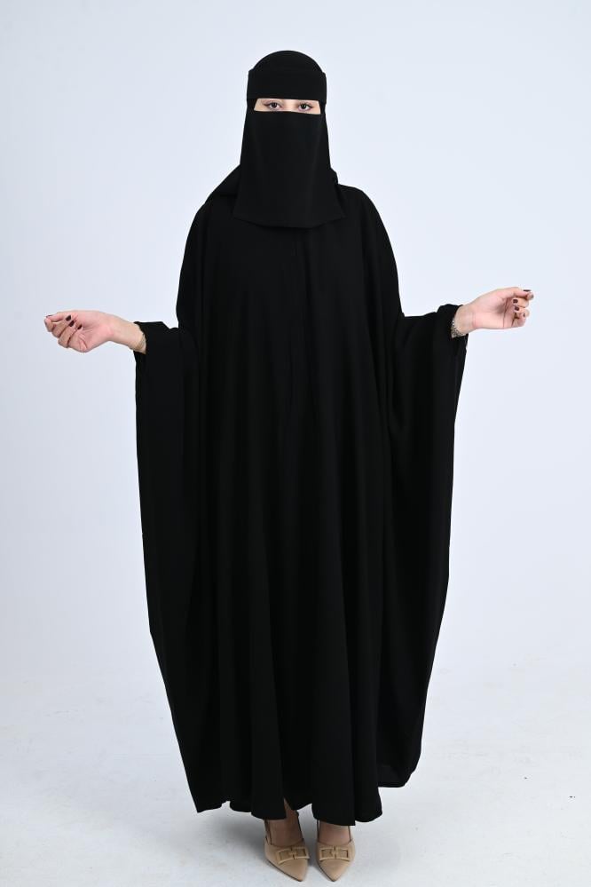 عباية اسود سادة - أناقة كلاسيكية لكل المناسبات