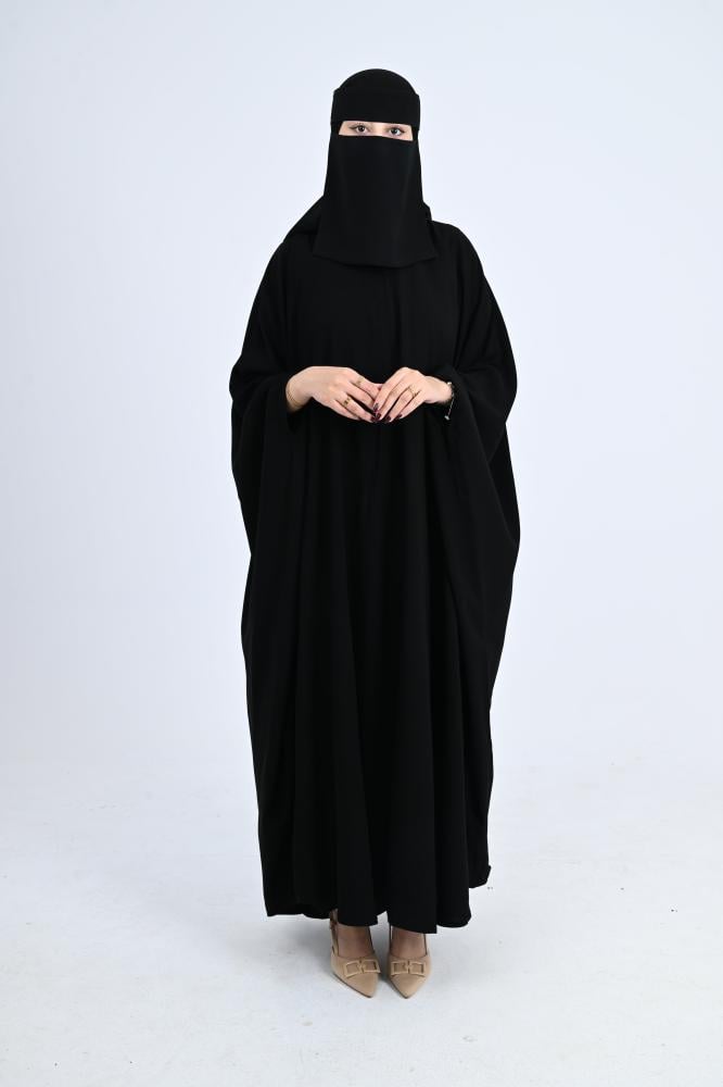 عباية اسود سادة - أناقة كلاسيكية لكل المناسبات