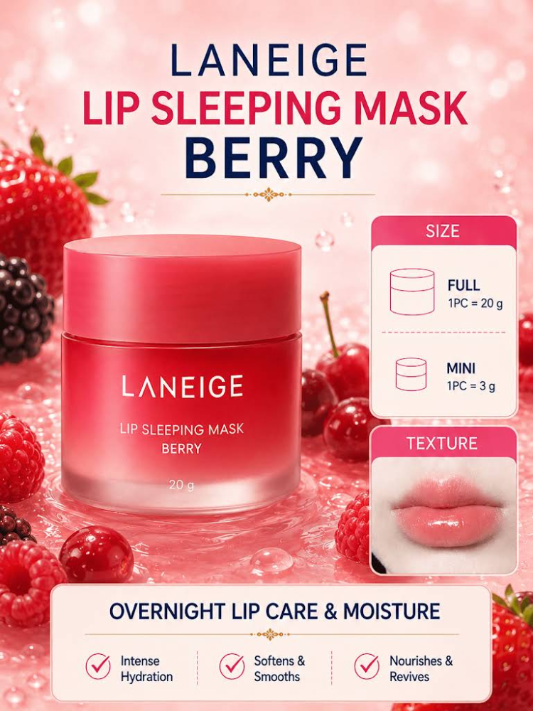 قناع النوم للشفاه بالتوت – Laneige