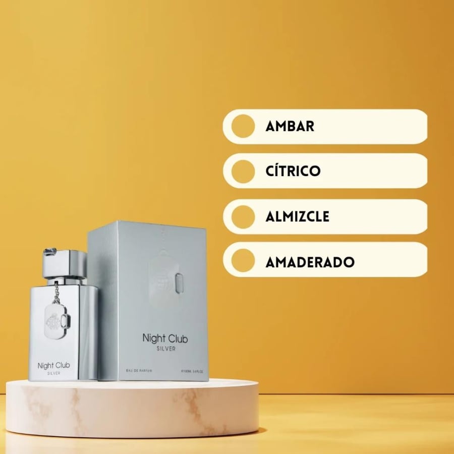 عطر نايت كلوب سيلفر 100 مل أو دي بارفان للرجال - FRAGRANCE AVENUE – فراقرانس أفنيو
