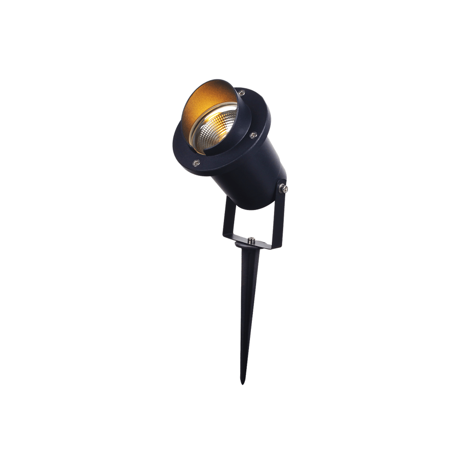 كشاف غرس ليد أسود 15 واط ملون RGB