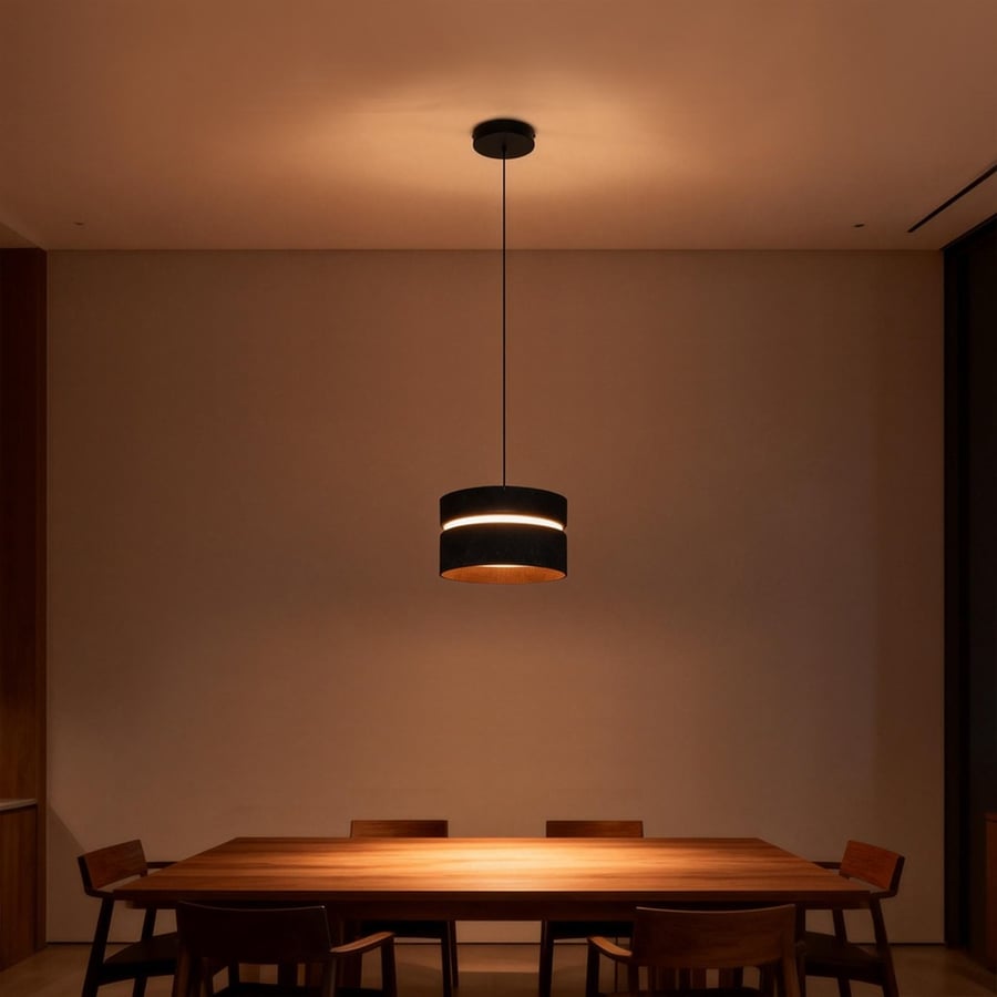 Modern ceiling hanging, cylindrical design