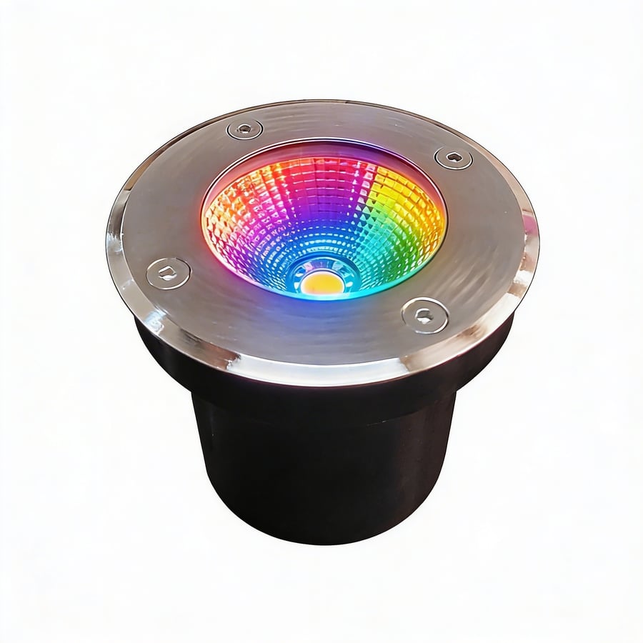 كشاف أرضي ليد دفن 7 واط ملون  RGB