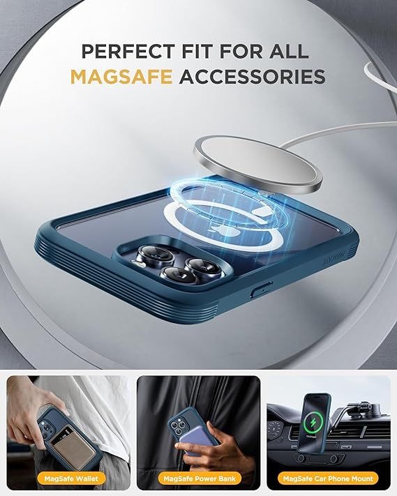 15W Ultra-Slim MagSafe Wireless Charger – 52g Portable Magnetic Fast Charging Pad for iPhone 16/15/14/13 Series