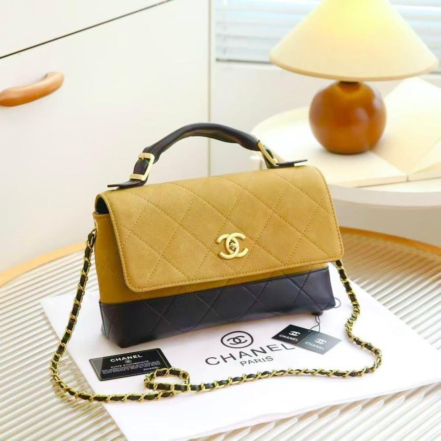 Chanel Top Handle Flap Bag 24cm