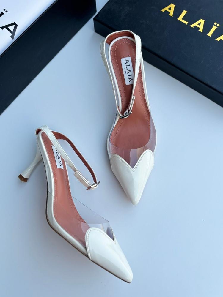Alaïa PVC Slingback Heels