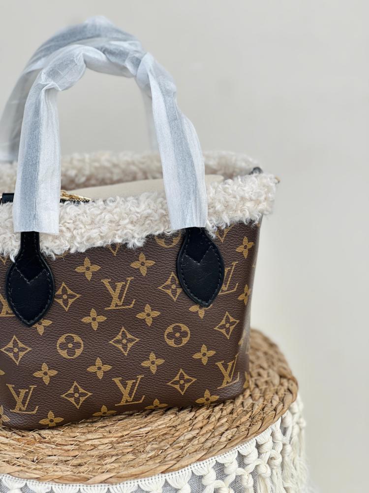 Louis Vuitton Monogram Shearling Mini Tote